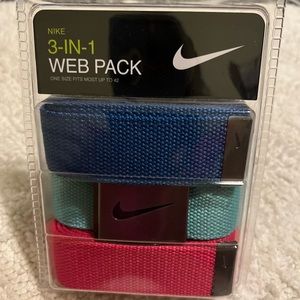 Nike 3-In-1 Web Pack Belts